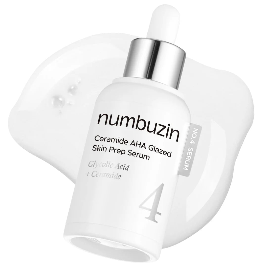 Numbuzin - No.4 Ceramide AHA Glazed Skin Prep Serum, 30ml