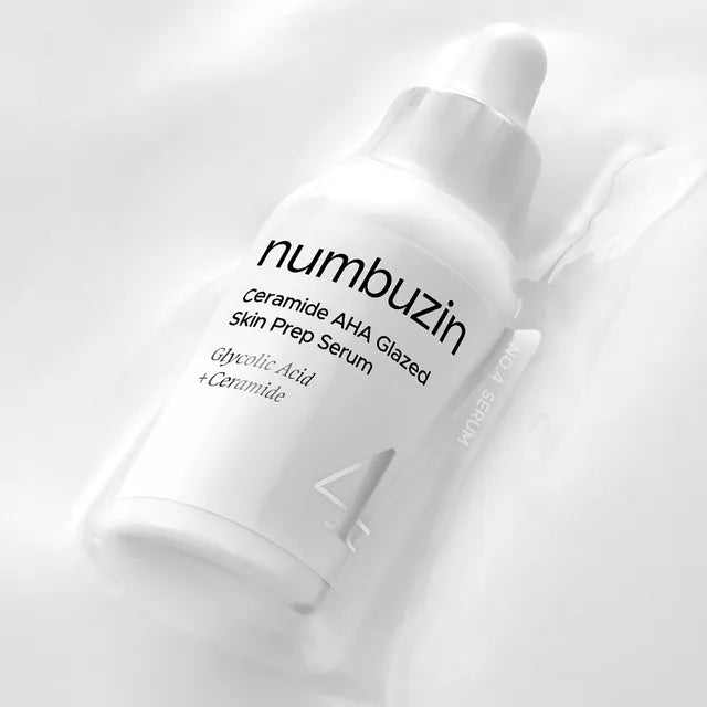 Numbuzin - No.4 Ceramide AHA Glazed Skin Prep Serum, 30ml