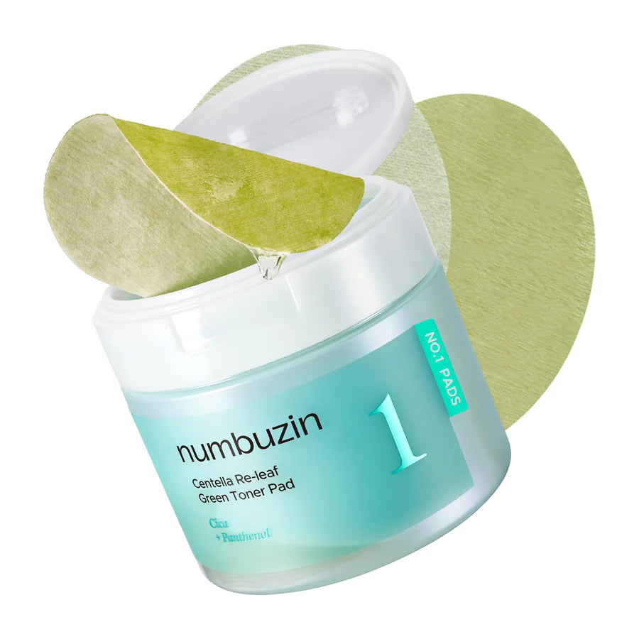 Numbuzin - No.1 Centella Re-Leaf Green Toner Pad - 190ml/70pads