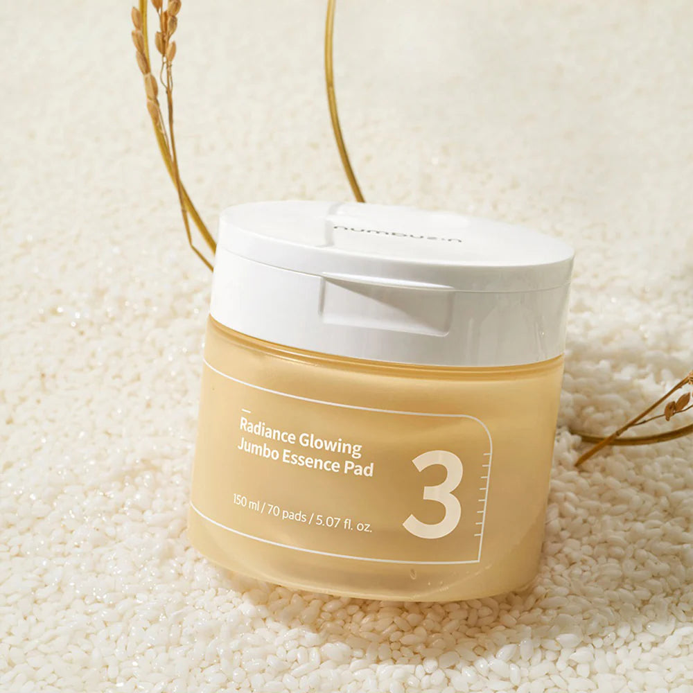 Numbuzin - No.3 Radiance Glowing Jumbo Essence Pad - 150ml/70pads